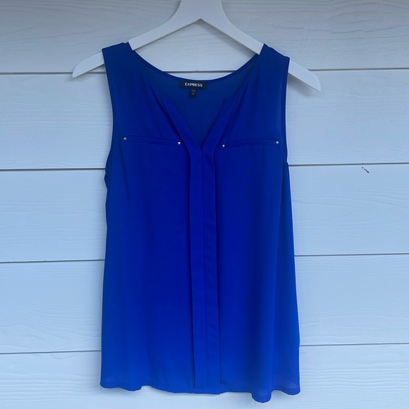 Royal Blue Blouse from Express, size M. - Picture 1 of 5